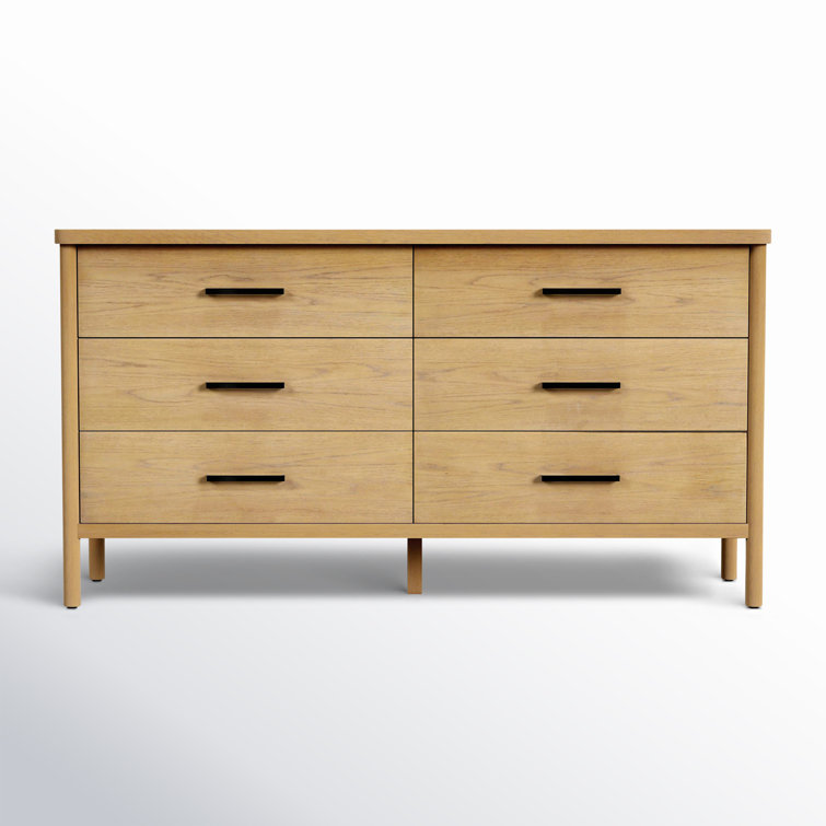 Hall 6 Drawer Dresser Birch Lane Color Light Brown